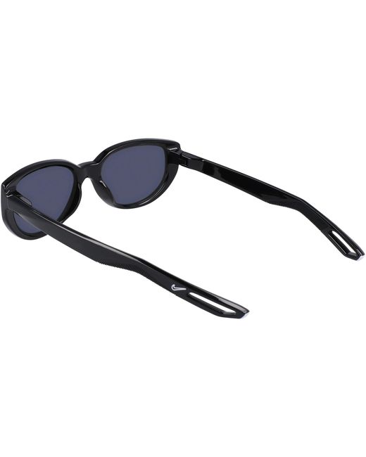 Nike Blue Nv07 Oval Sunglasses