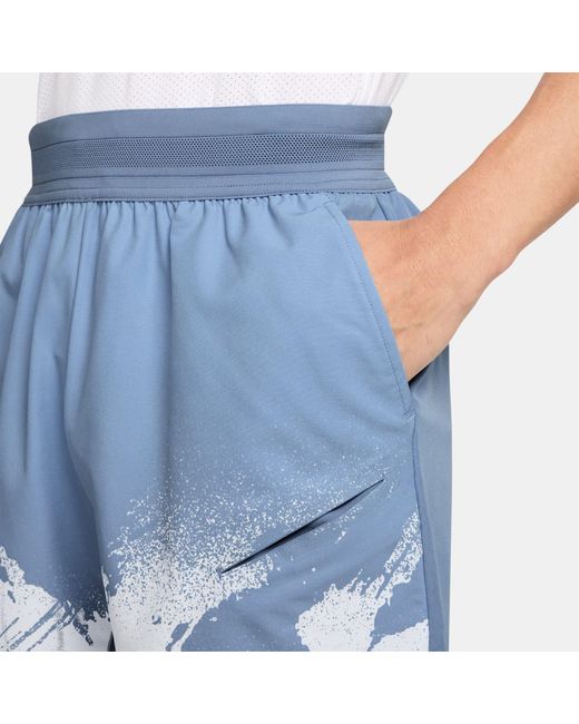 Nike Blue Performance Tennis Shorts for men