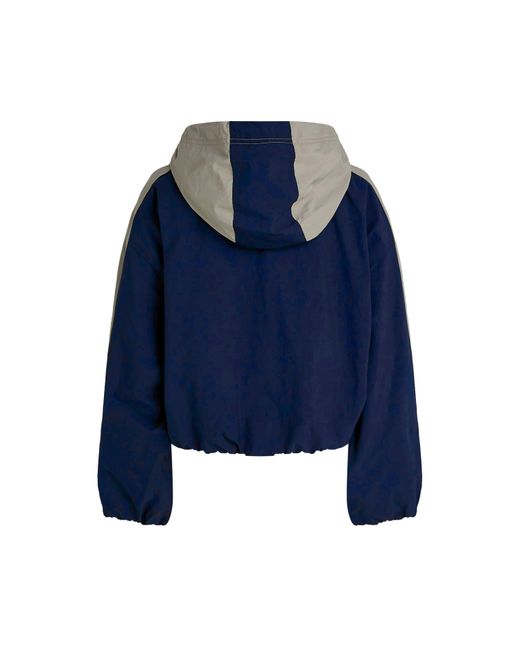 Calvin Klein Blue Short Rain Anorak