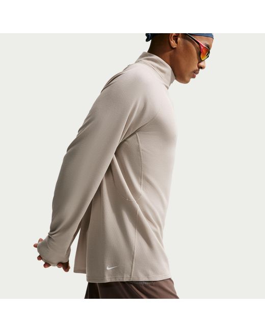 Nike Gray Trail Long Sleeve Running Top for men