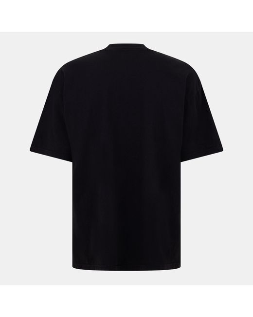 Pleasures Black Regular Fit T-Shirt for men