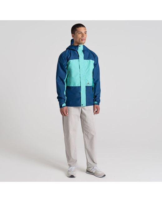 Craghoppers Blue Dustin Waterproof Jacket for men