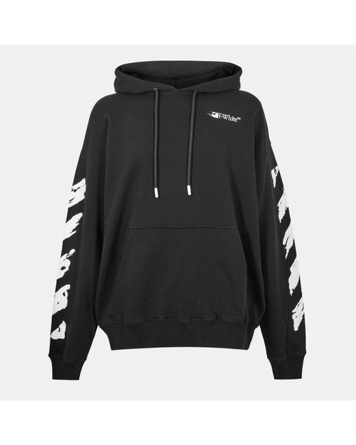 Off-White c/o Virgil Abloh Black Ink Arrow Pullover Hoodie for men