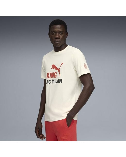 PUMA White Acm King Short Sleeve T-Shirt 2025 2026 for men