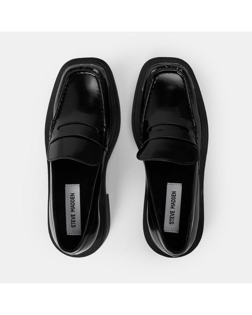 Steve Madden Black Charming Heeled Mules
