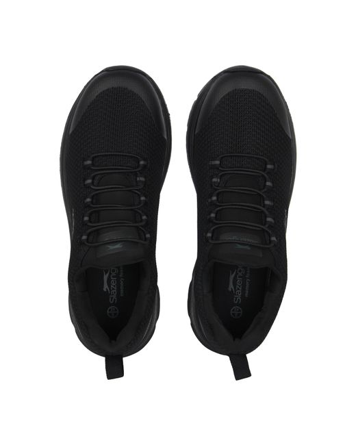 Slazenger 1881 Black Slip On Rotate Shoes for men