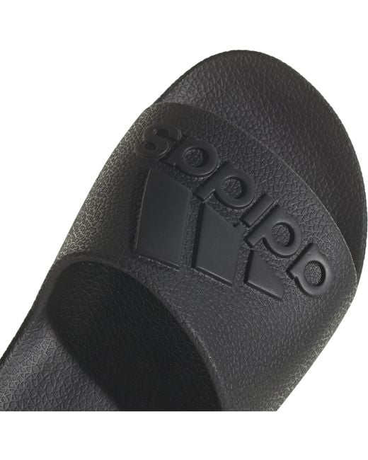 Adidas Black Adilette Aqua Slide