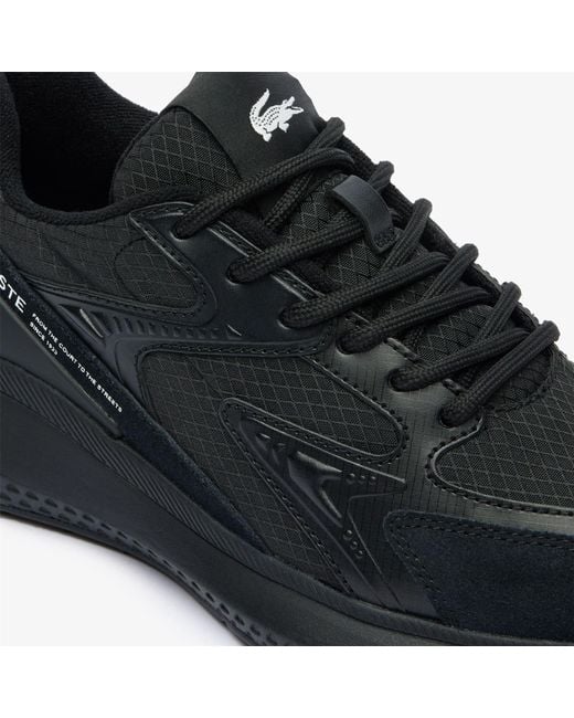 Lacoste Black L003 Evo Trainers