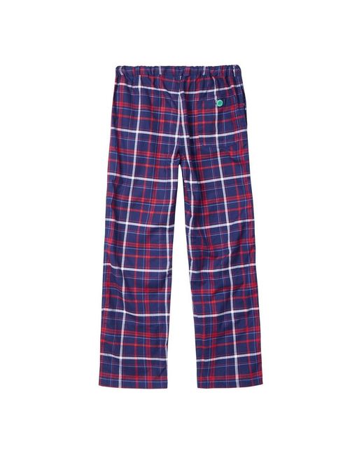 Lounge Blue Ladies Organic Brushed Cotton Lounge Trousers