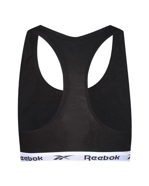 Reebok Frankie Crop Top | Clothing For Casual And Active Wear | Suitable As Racer Back Sports Bras Or Black Crop Top | S Bras