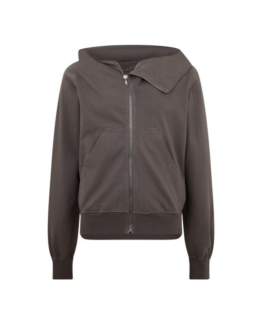 Rick Owens Gray Mountain Zip Hoodie for men