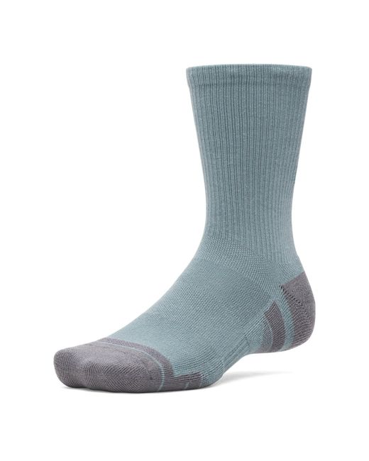 Under Armour Blue Ua Performance Tech 3-Pack Crew Socks