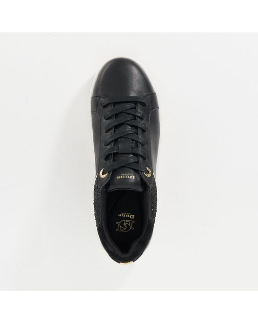 Dune Black Elli Low-Top Trainers