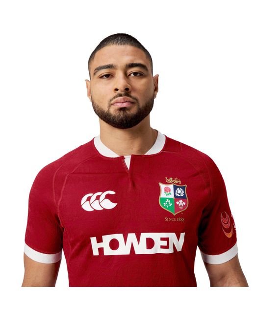 Canterbury Red British & Irish Lions 2025 Authentic Shirt for men