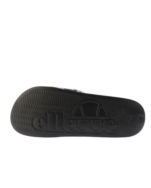 Ellesse Black Pool Slider for men