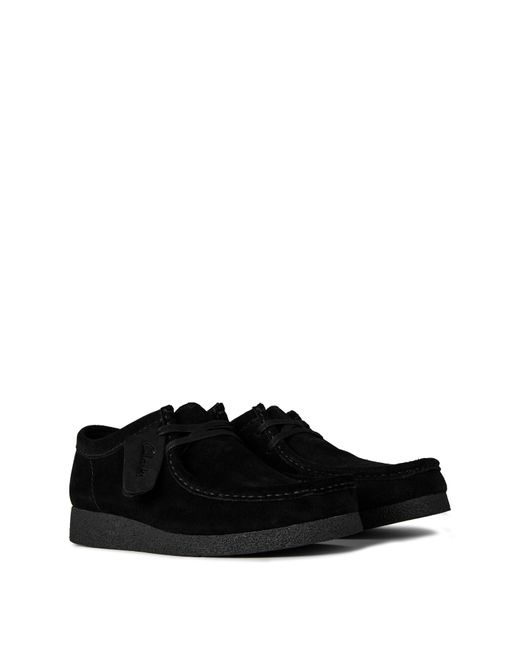 Clarks Black Wallabee Moc Toe Formal Shoes for men