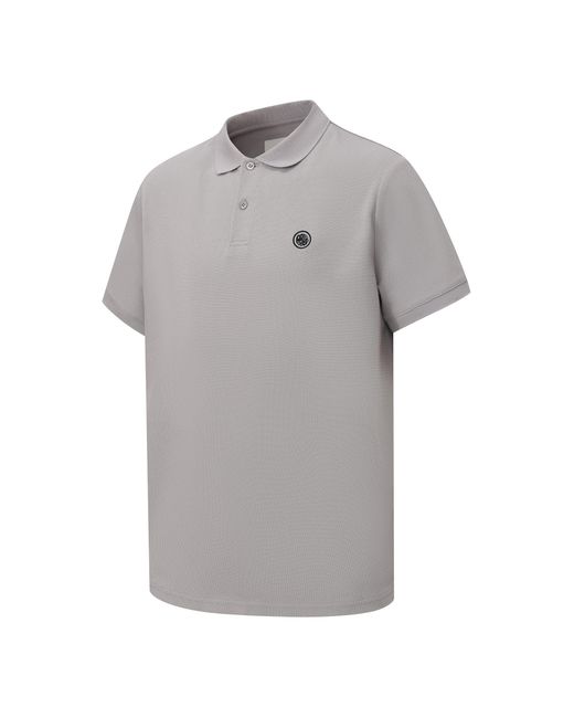 Pretty Green Gray Plain Polo for men
