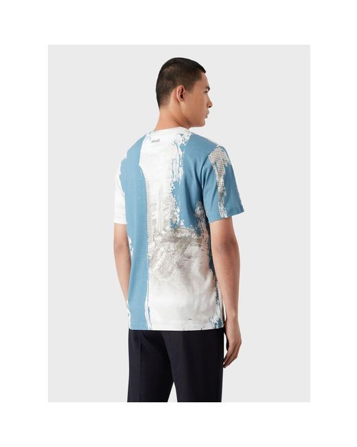 Emporio Armani Blue T-Shirt for men