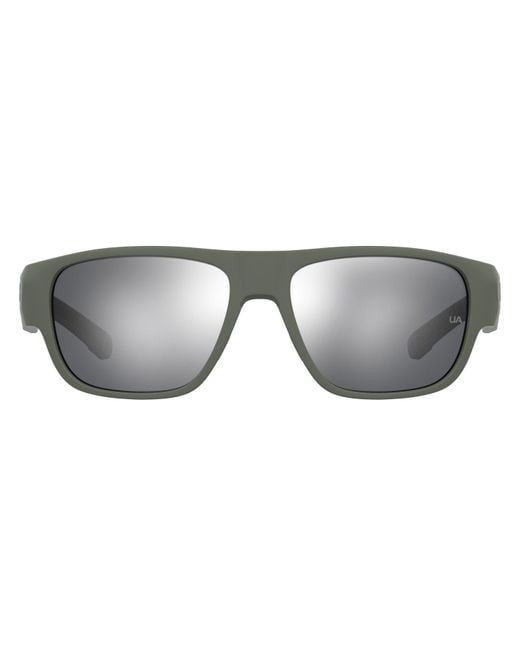 Under Armour Gray Scorcher Wayfarer Sunglasses for men