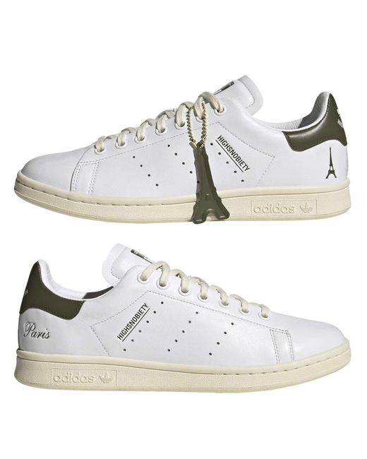 Adidas Originals White Stan Smith Highsnobiety Trainers for men