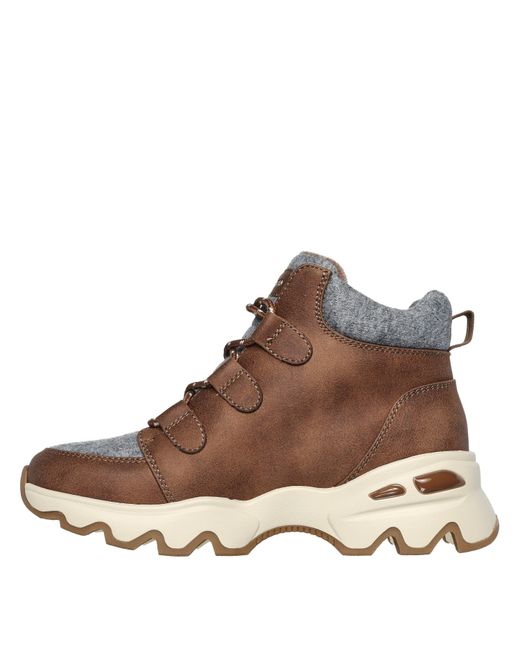 Skechers Brown Biglug Non Waterproof Walking Shoes