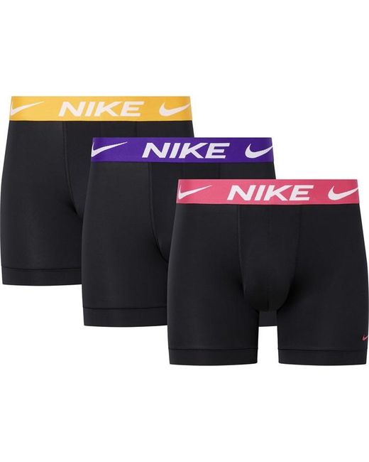 Nike Blue 3 Pack Dri-fit Boxer Shorts for men