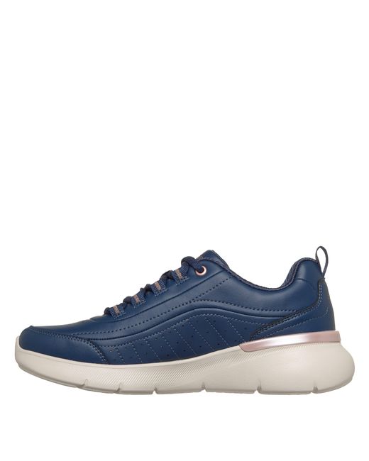 Skechers Blue S Air Dynamight Trainers Navy/rose Gold 6 Uk