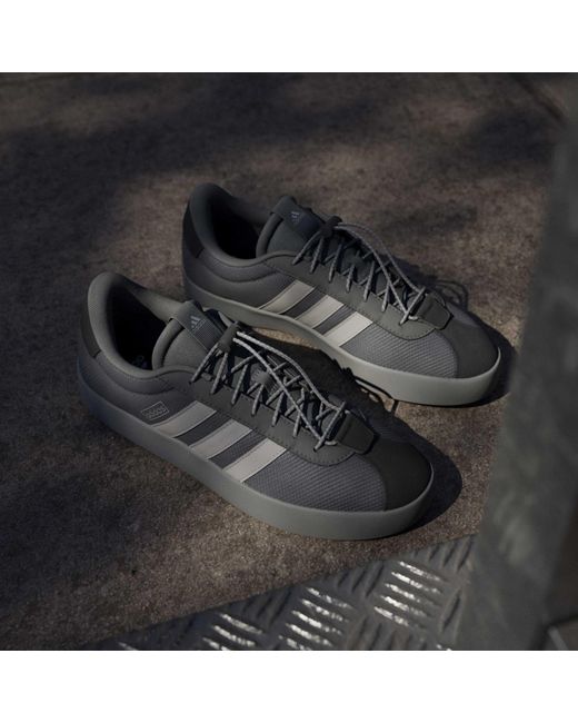 Adidas Gray Low-Top Trainers for men