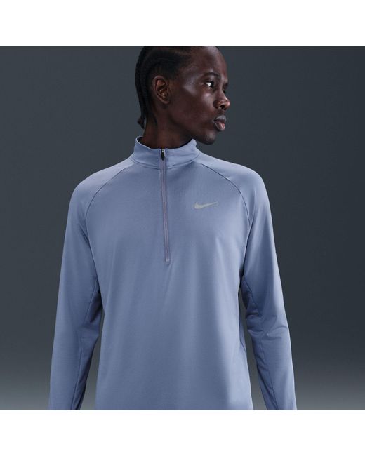 Nike Blue Stride Half Zip Top for men