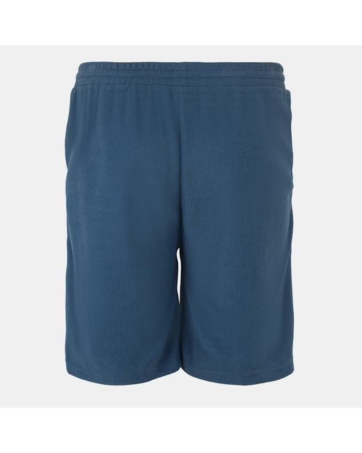 Fabric Blue Waffle Shorts for men