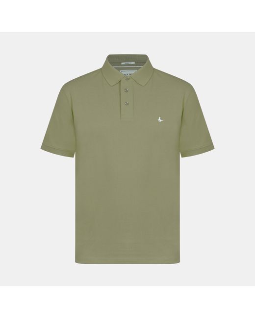 Jack Wills Green Aldgrove Classic Polo for men