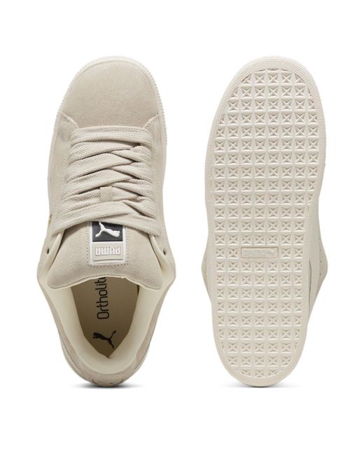 PUMA White Suede Xl Trainers