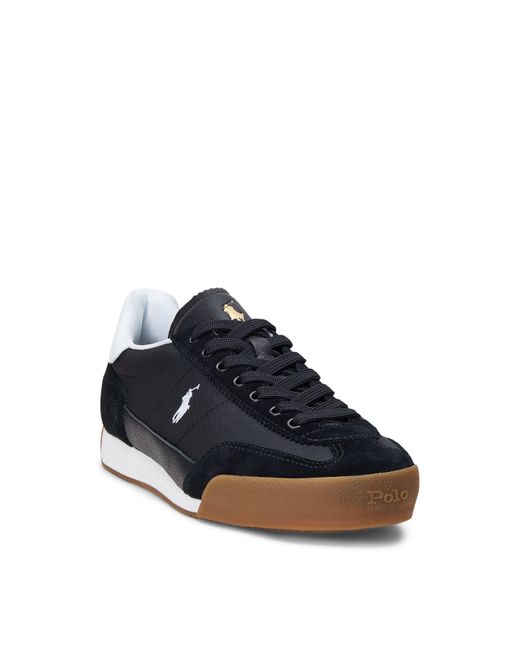 Polo Ralph Lauren Black Hester Low-Top Trainers for men
