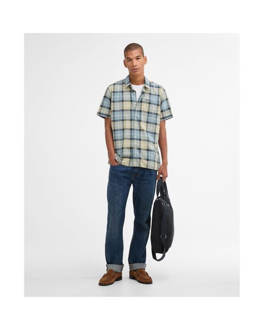 Barbour Blue Gordon Shirt for men