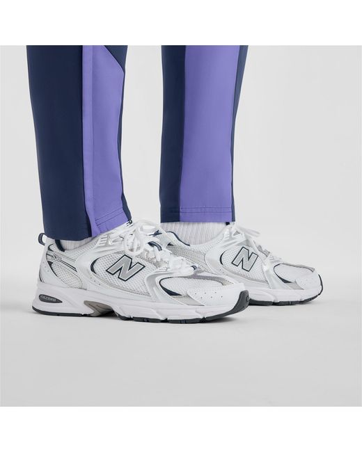 New Balance Blue Closed Hem Woven Joggers for men