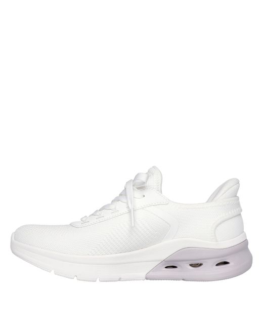 Skechers White Bobs Arc Waves Runners