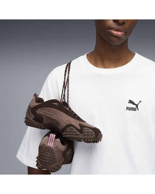 PUMA Brown Mostro Low-Top Trainers