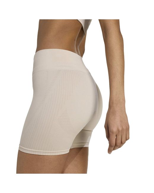 Adidas Natural Knitted Gym Shorts