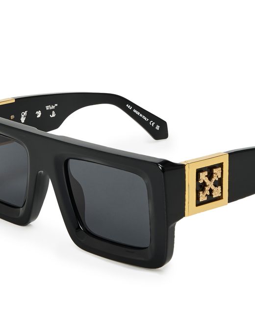 Off-White c/o Virgil Abloh Black Uv Protection Square Sunglasses