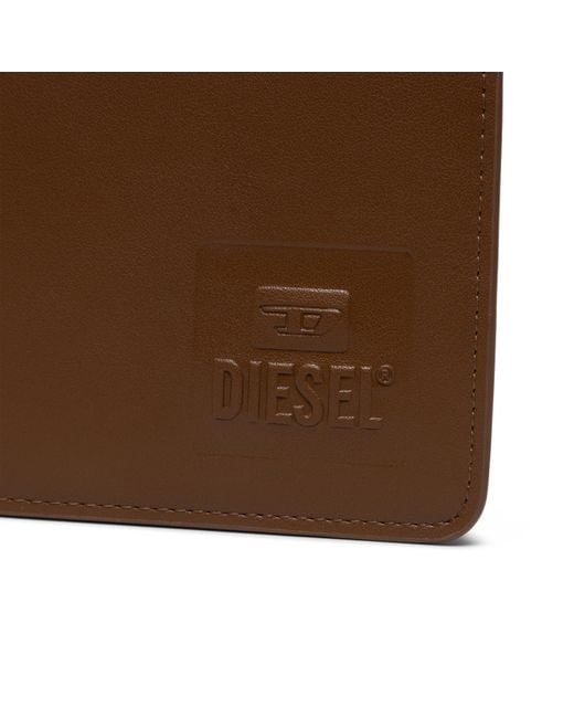 DIESEL Brown Coin Billfold Wallet for men