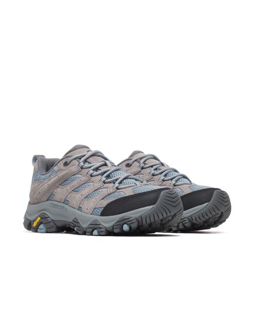 Merrell Blue Moab 3 Suede Walking Shoes