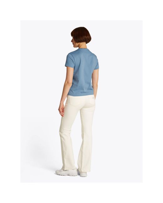 Tommy Hilfiger Blue Regular Fit Badge T-Shirt