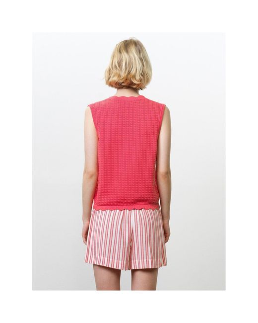 French Connection Pink Knitted Top