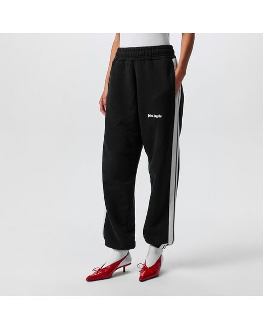 Palm Angels Black Classic Logo Tracksuit Bottoms