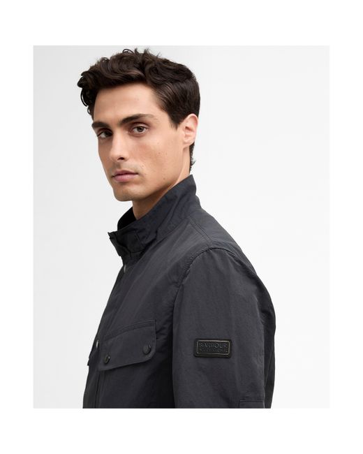 Barbour Blue Modern Duke Showerproof Jacket for men