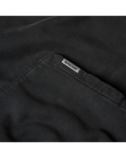 Represent Gray Owners Pull Over Hoodie for men