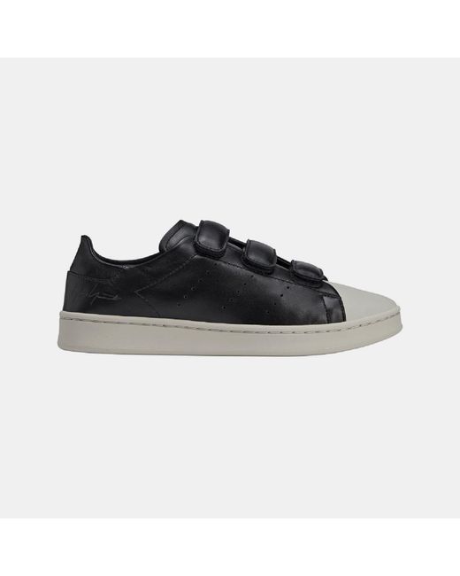 Y-3 Black Y-3 Stan Smith Hook And Loop Shoes for men