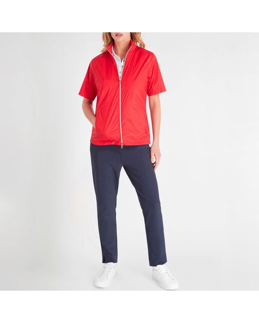 Calvin Klein Red Weather Resistant Performance Golf Jacket