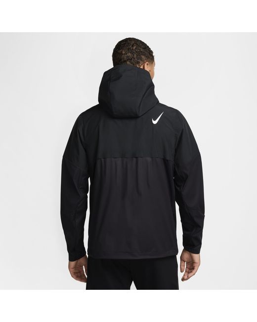 Nike Black Aeroswift Storm-Fit Aerogami Running Jacket for men