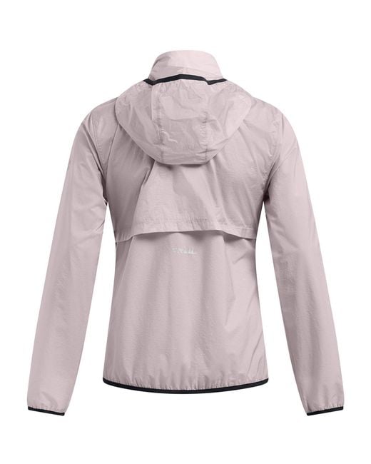 Under Armour Purple Weather Resistant Breathable Performance Running Jacket